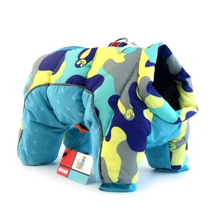 Waterproof Dog Coat with Reflective Safety Strip