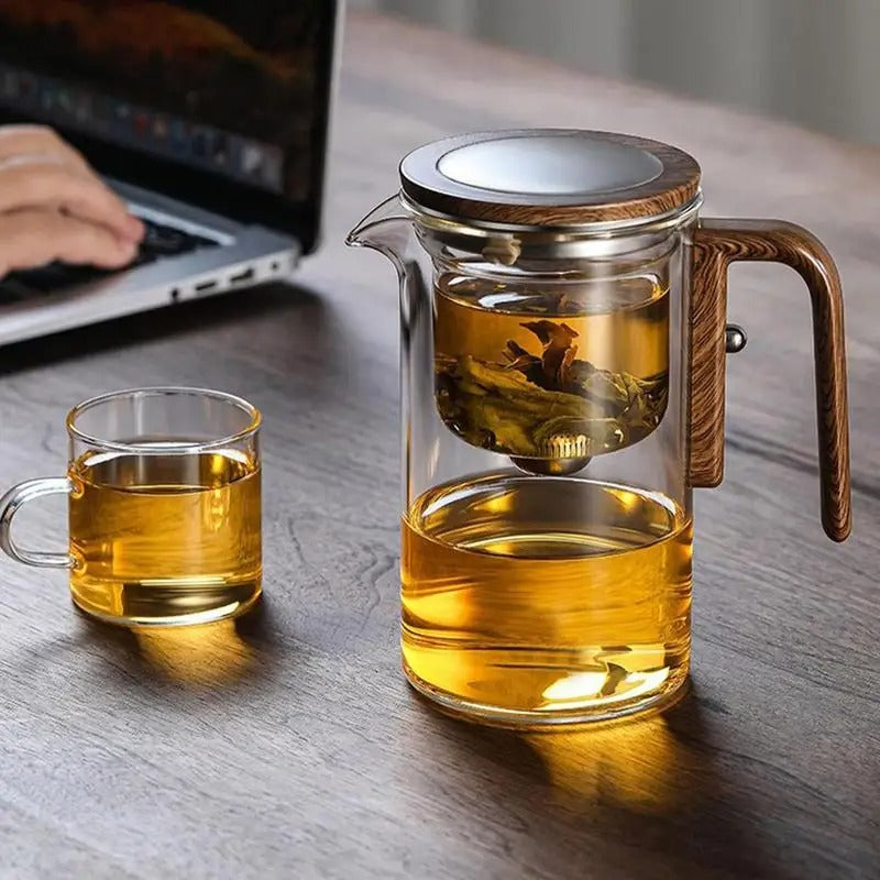 Heat-Resistant Glass Teapot