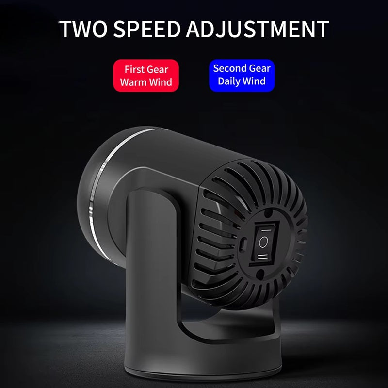 Portable Auto Heater with 360° Swivel & Safety Guard