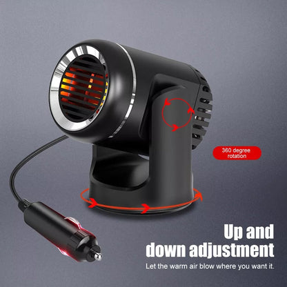 Portable Auto Heater with 360° Swivel & Safety Guard