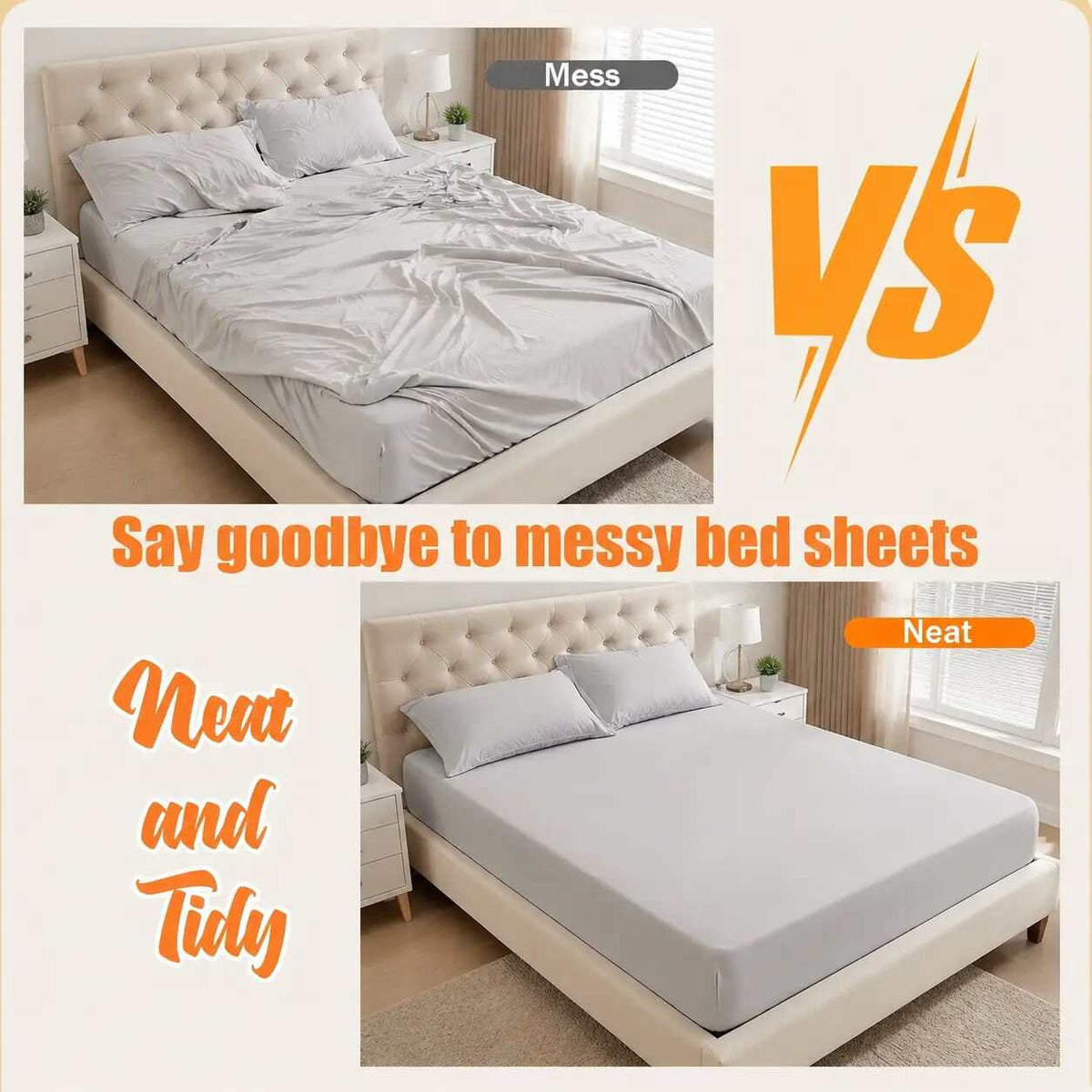 Heavy-Duty Bed Sheet Clips - Invisible Corner Fasteners