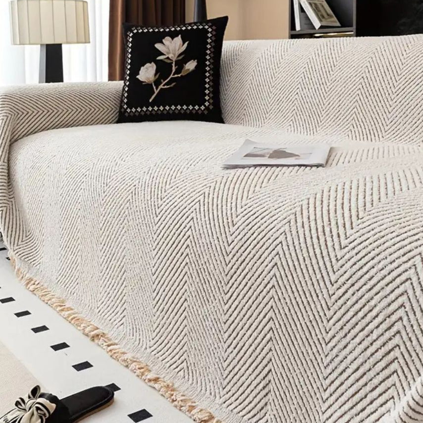 Waterproof Herringbone Sofa Shield Cover