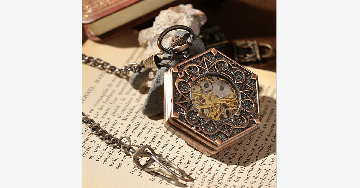 Classic Mechanical Pocket Watch - Timeless Elegant Design
