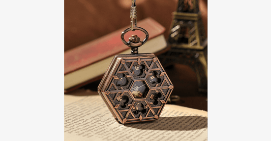 Classic Mechanical Pocket Watch - Timeless Elegant Design - Cofik