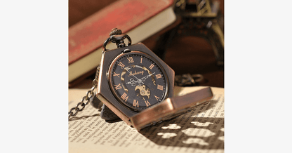 Classic Mechanical Pocket Watch - Timeless Elegant Design