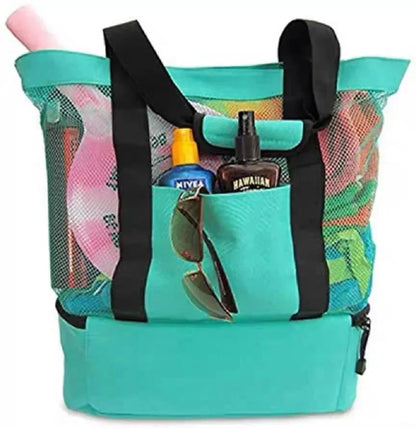 Large Insulated Picnic Beach Tote Bag