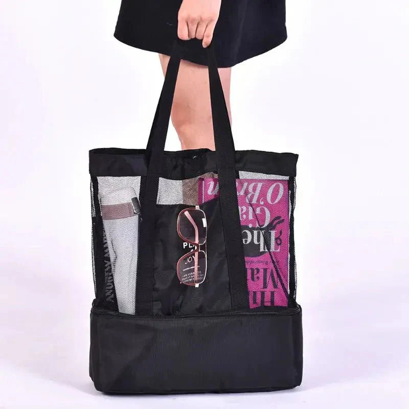 Large Insulated Picnic Beach Tote Bag