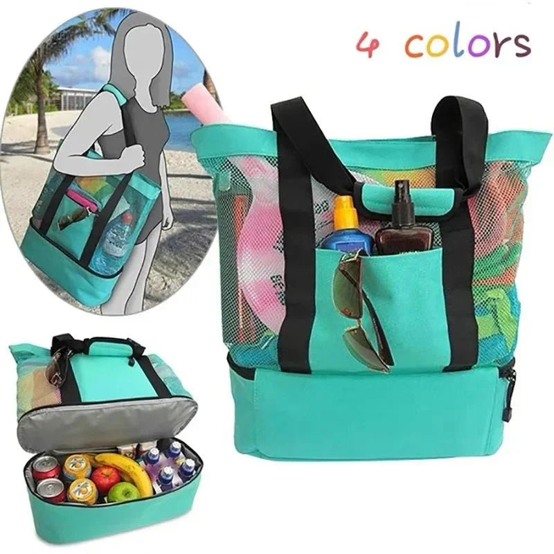 Large Insulated Picnic Beach Tote Bag