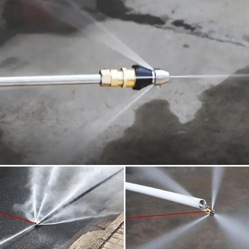 Heavy Duty Drain Jet Nozzle for Clogged Pipes