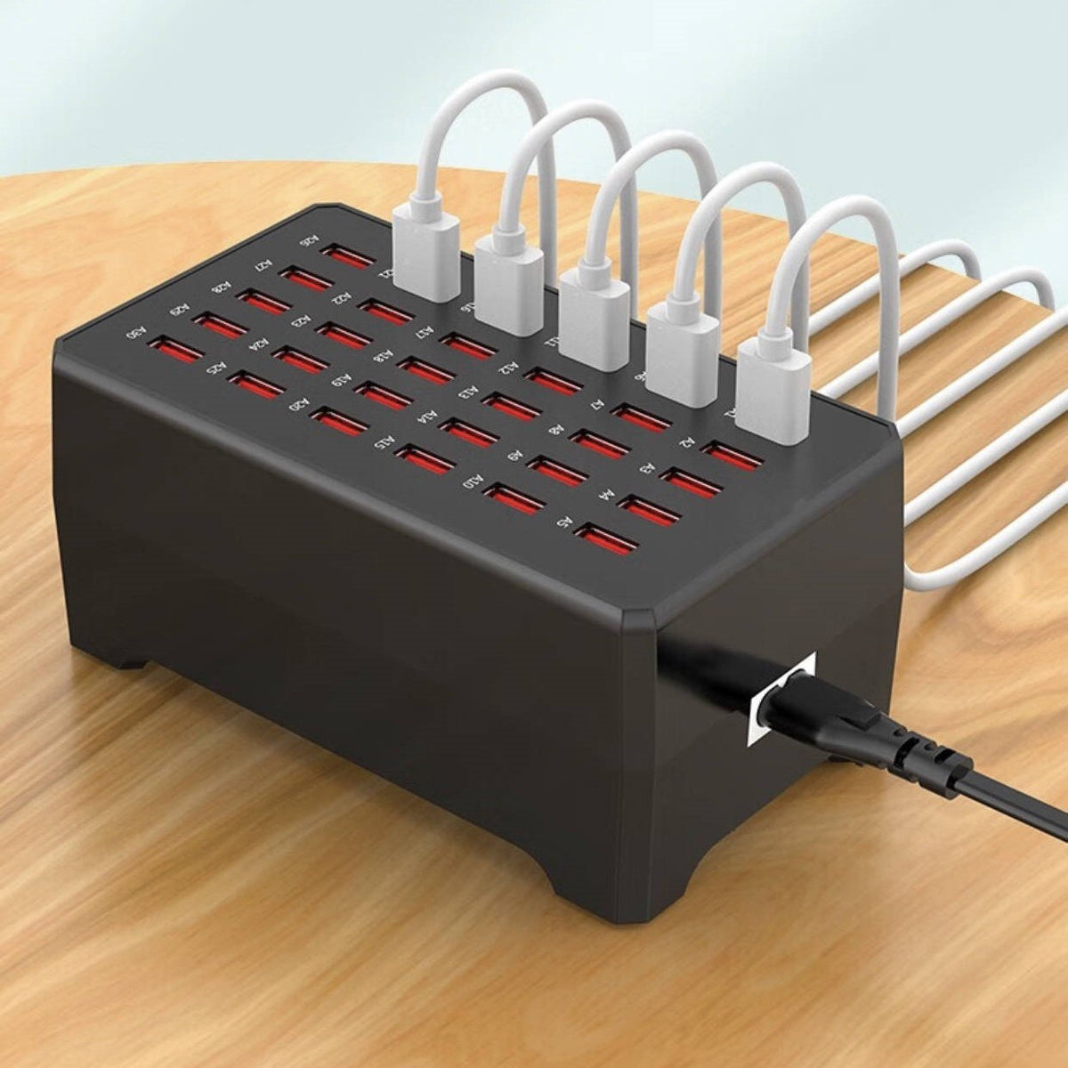 Compact 6 Port USB Charger Hub Station