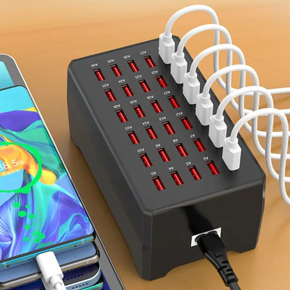 Compact 6 Port USB Charger Hub Station - Cofik