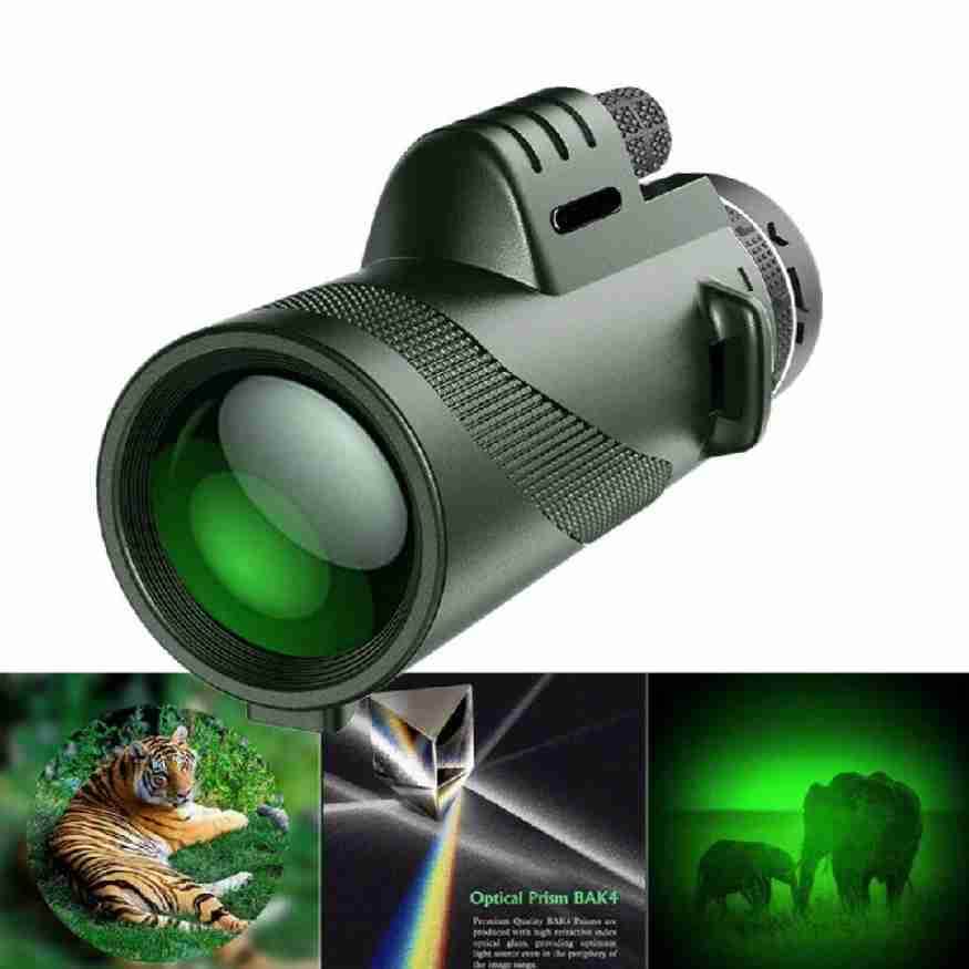 High Definition Zoom Monocular Telescope for Wildlife Viewing