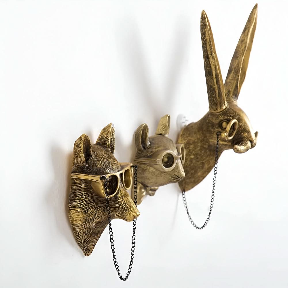Unique Resin Animal Coat Hooks Decor - Cofik