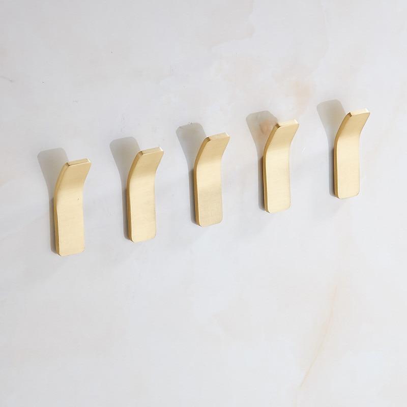 Premium Brass Wall Hooks for Entryway and Closet - Cofik