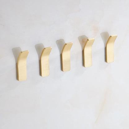 Premium Brass Wall Hooks for Entryway and Closet - Cofik