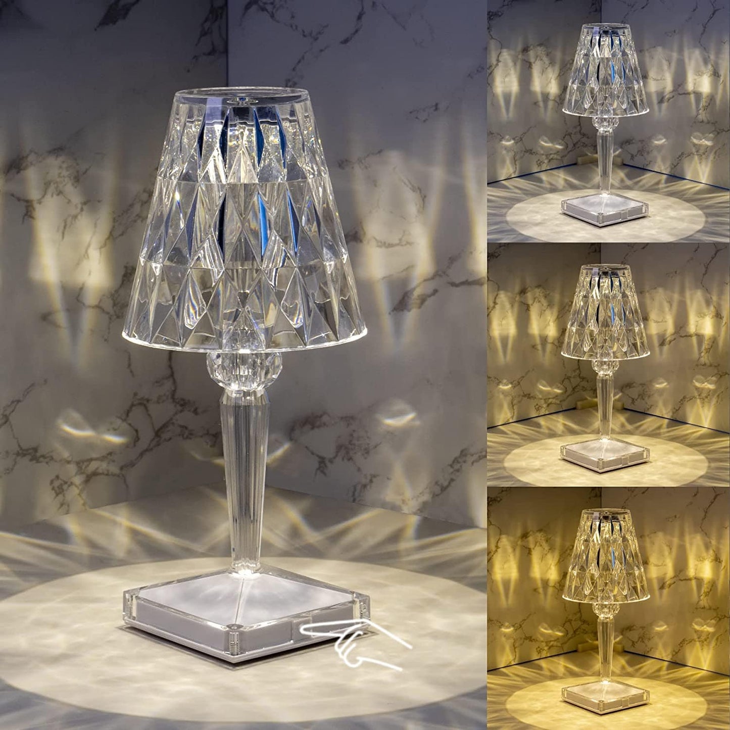 Luxury Crystal LED Desk Lamp - Cofik