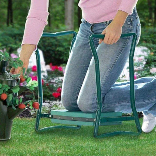 Portable Garden Kneeling Bench with Cushion - Cofik