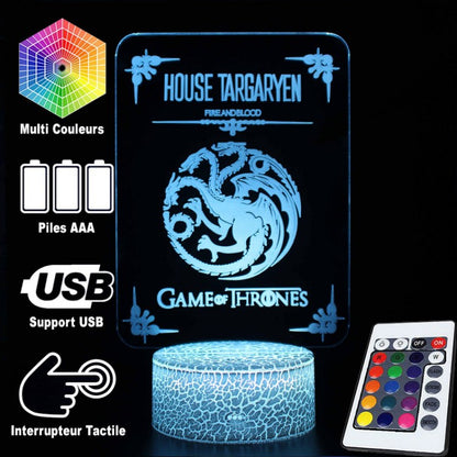 Game Of Thrones Dragon Table Lamp