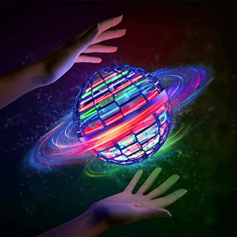 Colorful LED Glow Ball Spinner Toy