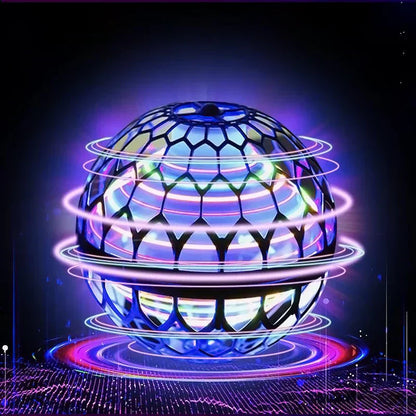 Colorful LED Glow Ball Spinner Toy