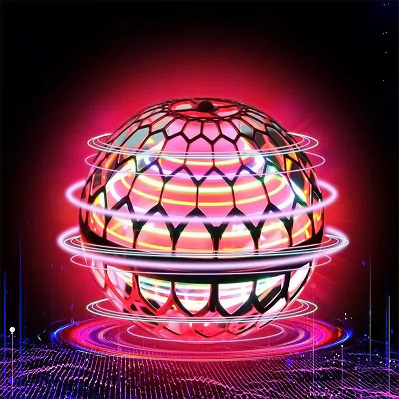Colorful LED Glow Ball Spinner Toy