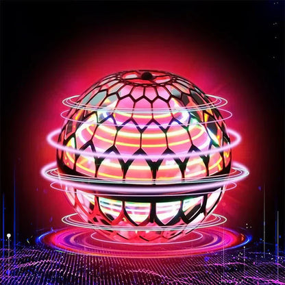 Colorful LED Glow Ball Spinner Toy
