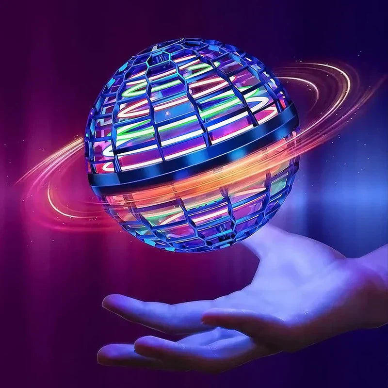 Colorful LED Glow Ball Spinner Toy