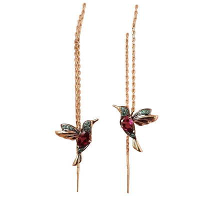 Hummingbird Drop Earrings
