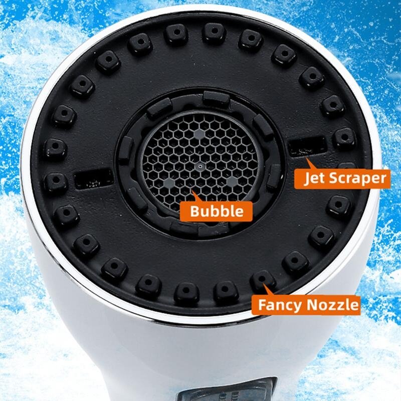Easy 360° Spray Nozzle for Quick Cleaning