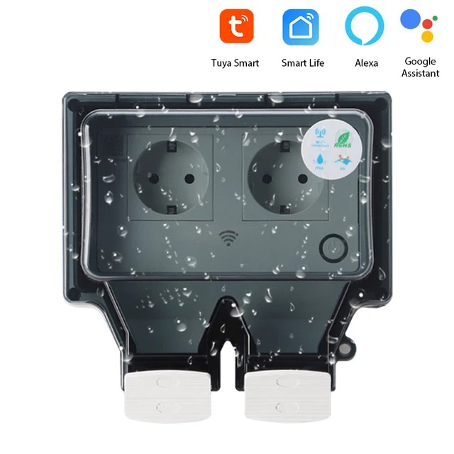 Weatherproof Outdoor Wi-Fi Socket – IP66 Rated