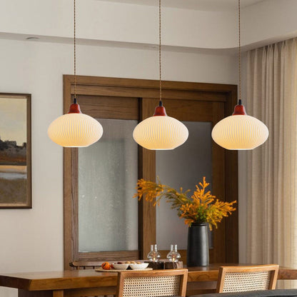 Classic White Ceramic Pendant Dining Light