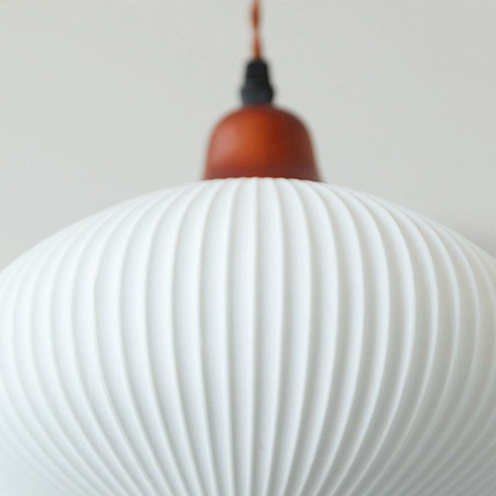 Classic White Ceramic Pendant Dining Light