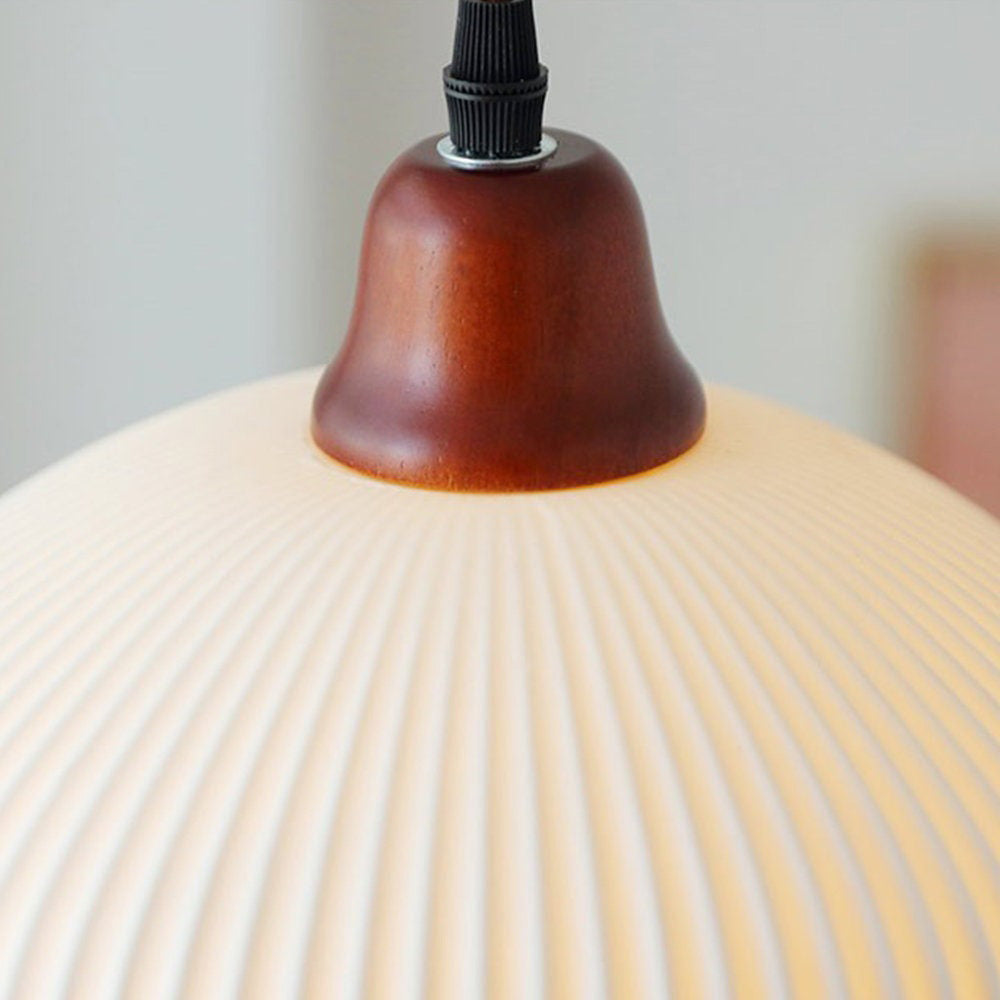 Classic White Ceramic Pendant Dining Light