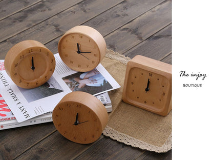 Compact Wooden Digital Alarm Clock for Men - Cofik