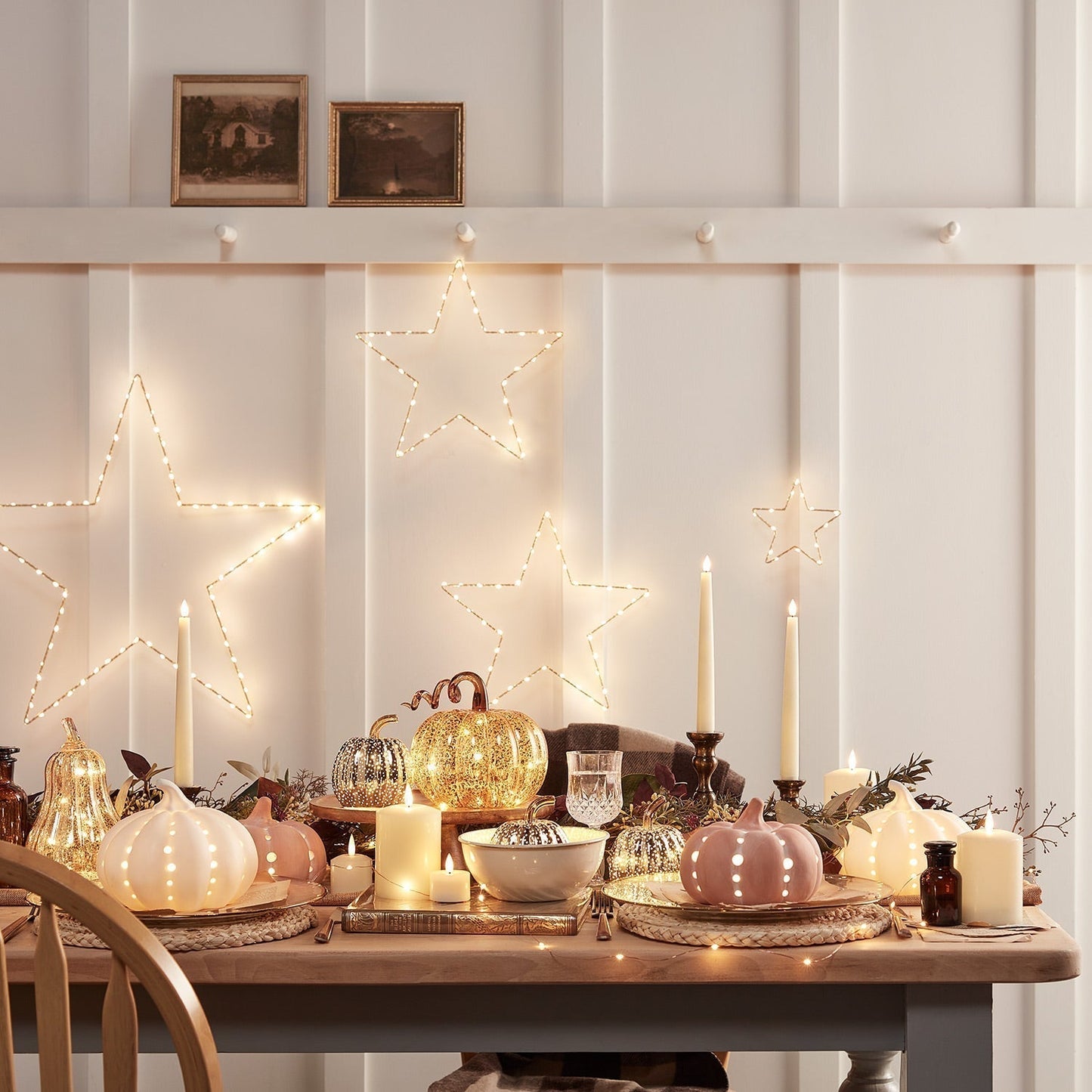 Festive Holiday Star Window String Light