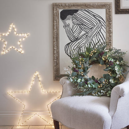 Festive Holiday Star Window String Light