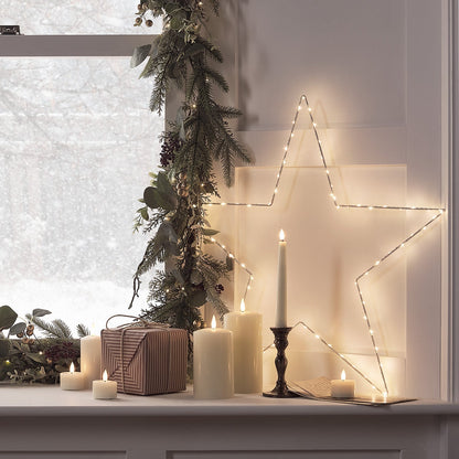 Festive Holiday Star Window String Light