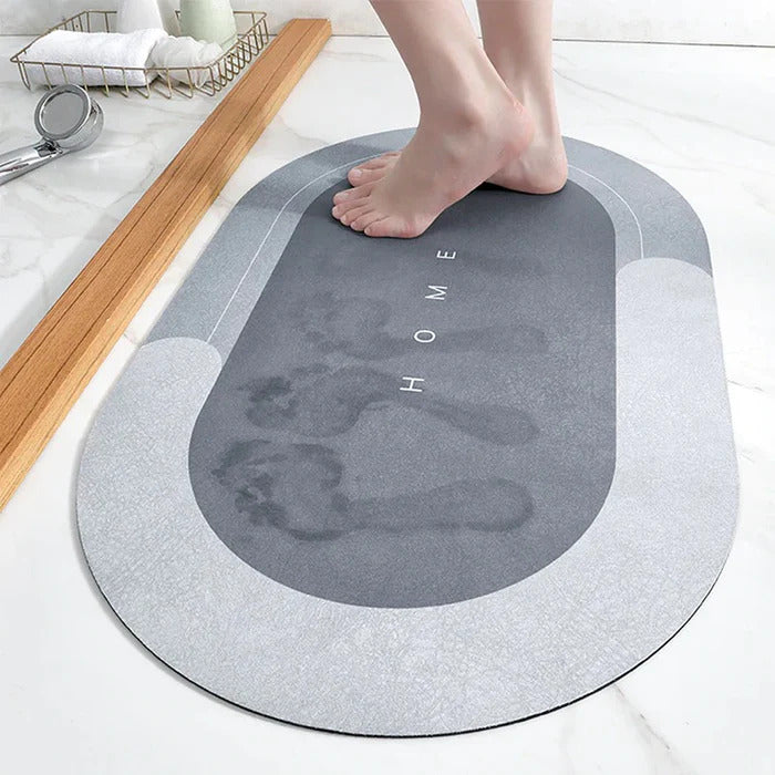 Soft Grip Anti-Slip Bath Mat for Quick Dry Bathroom Rug