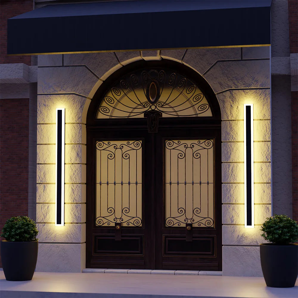 Thin Linear Contemporary LED Wall Light