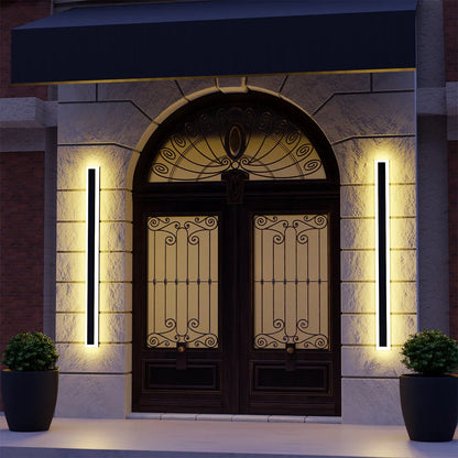 Thin Linear Contemporary LED Wall Light