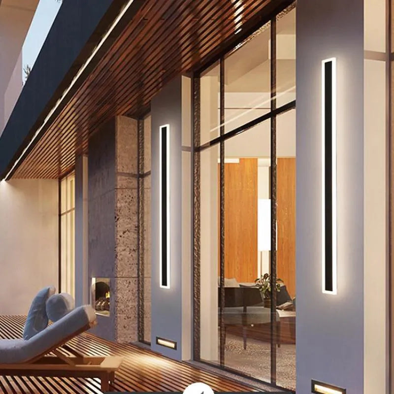 Thin Linear Contemporary LED Wall Light