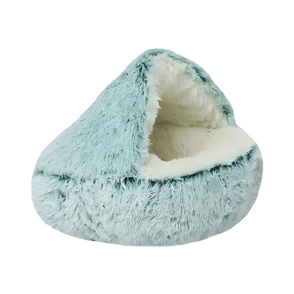 Cozy Pet Bed Warm Hideaway Den
