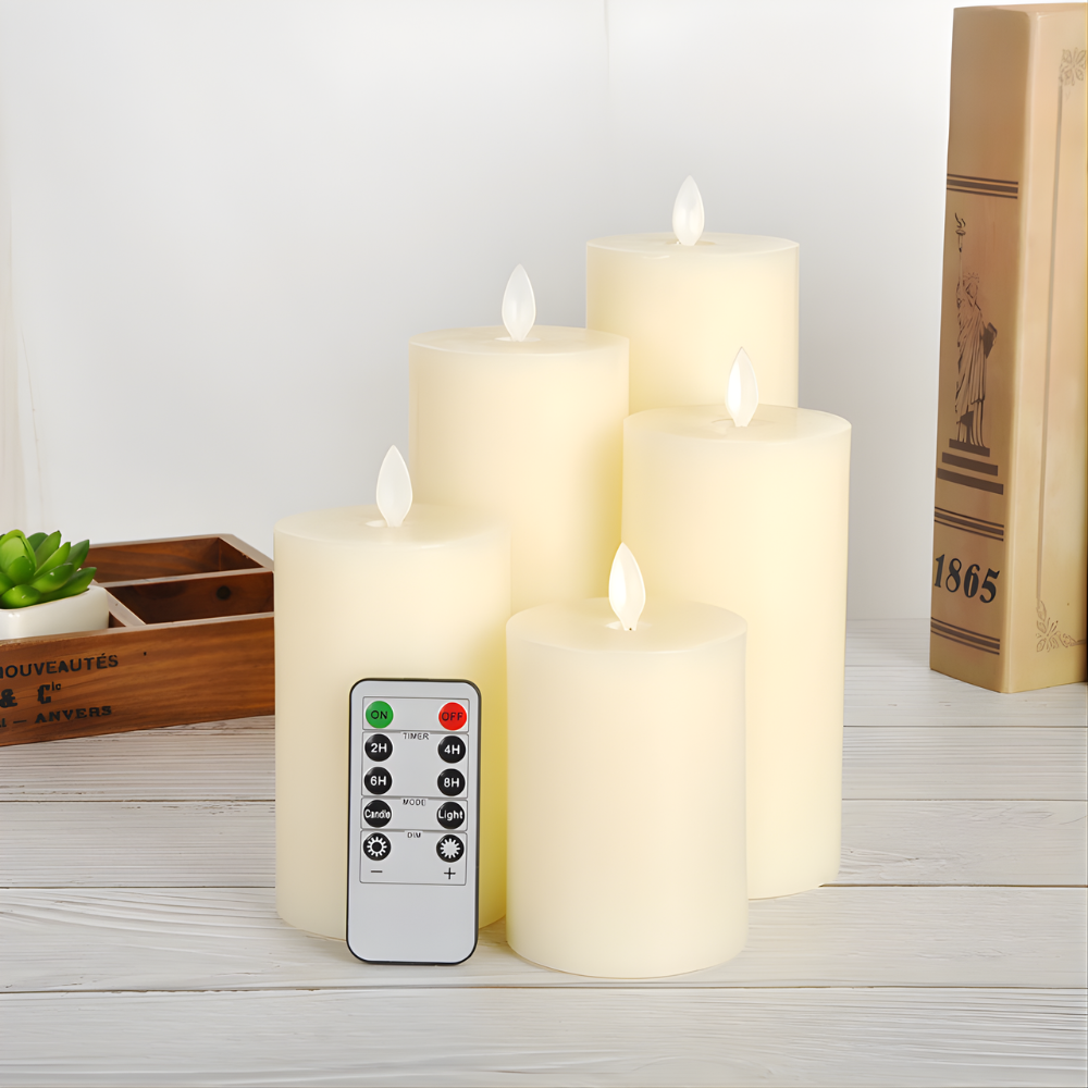 Warm Glow Flicker LED Candle Light