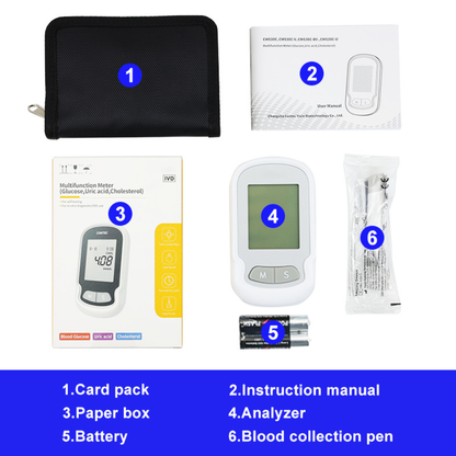 Accurate Home Cholesterol Test Kit Blood Analyzer