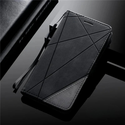 Premium Phone Wallet Flip Case Cover
