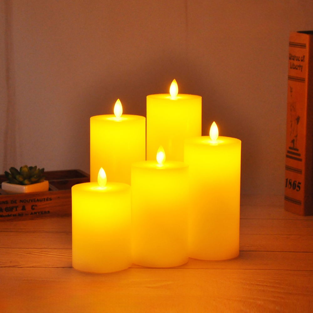 Warm Glow Flicker LED Candle Light - Cofik