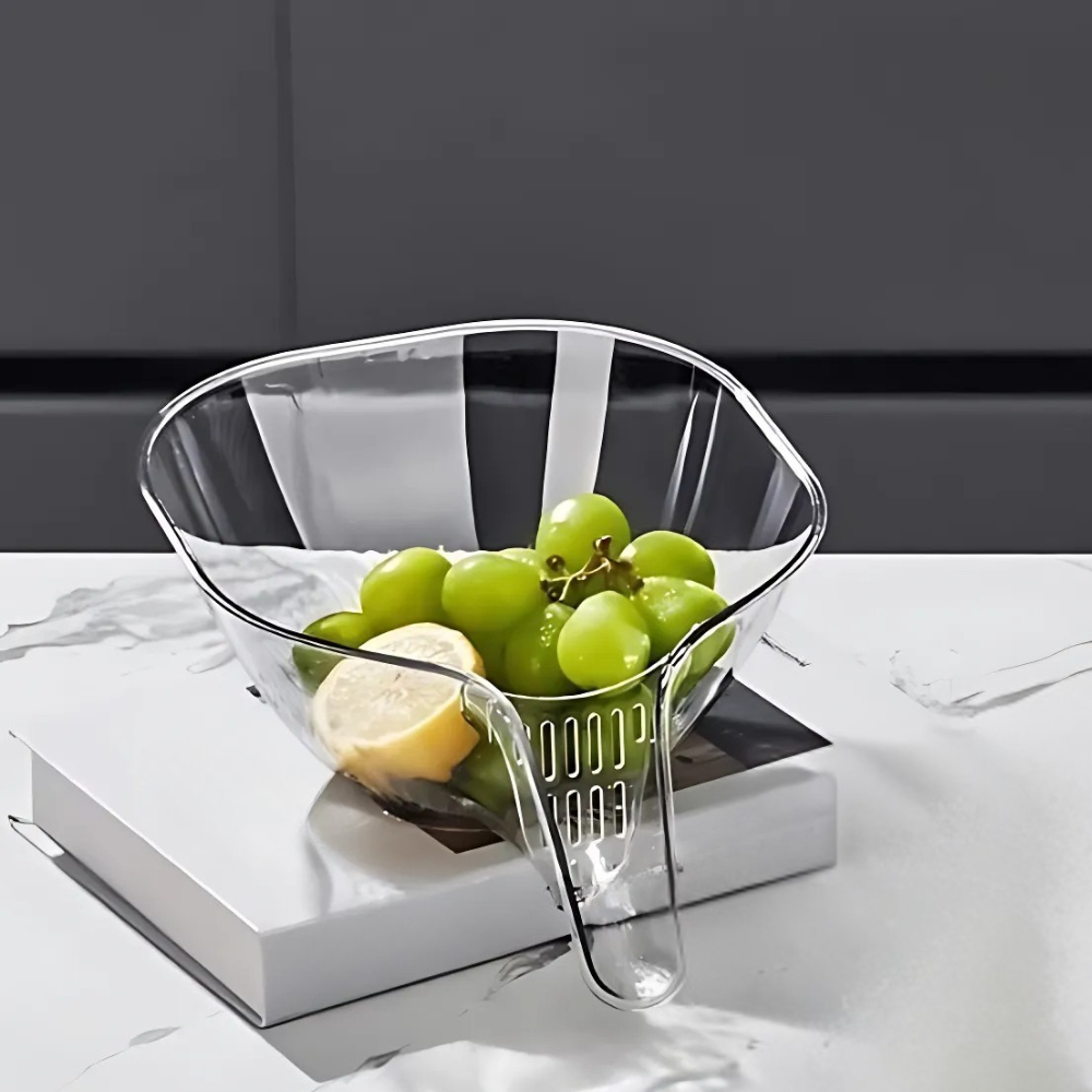 Easy Clean Collapsible Kitchen Strainer Bowl - Cofik