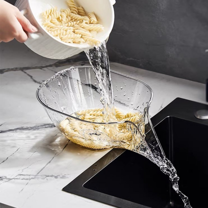 Easy Clean Collapsible Kitchen Strainer Bowl