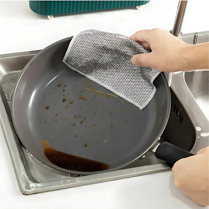 Effective Kitchen Mesh Scrubber Cloth Set