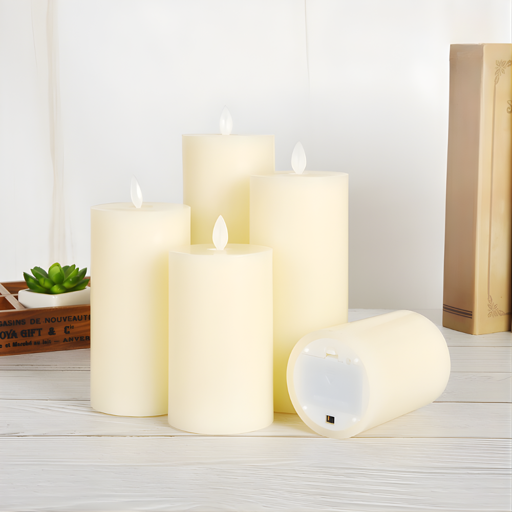 Warm Glow Flicker LED Candle Light